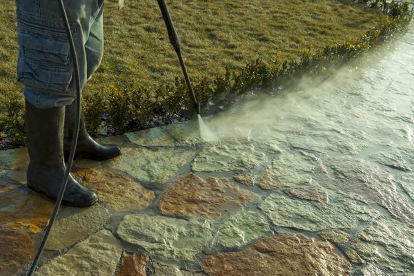 Stone Power Washing in Hixson