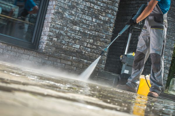 Storefront Pressure Washing in Hixson
