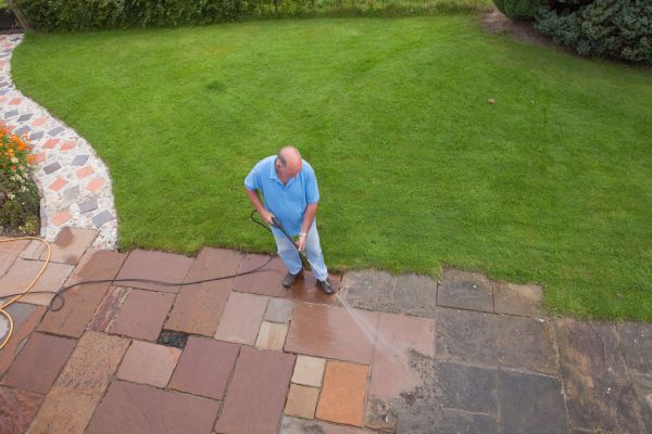 Pavers Pressure Washing in Hixson