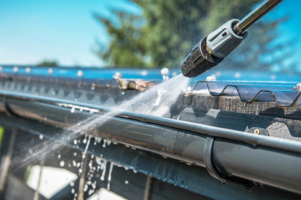 Gutter Jet Washing in Hixson