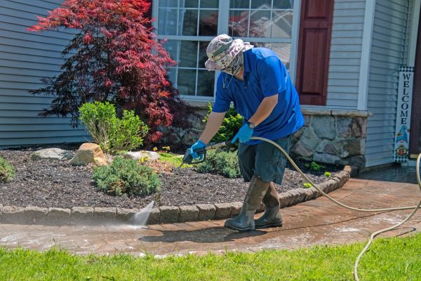 Brick Walkway Cleaning in Hixson